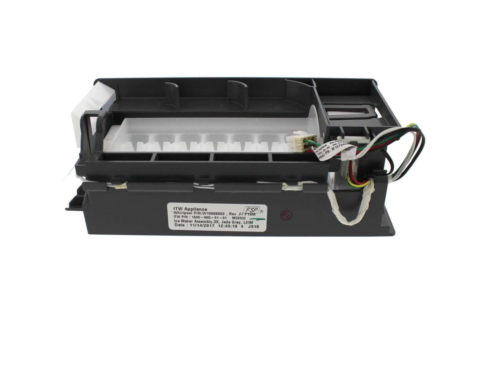 W10908387 - Genuine OEM Whirlpool Refrigerator Ice Maker Assembly